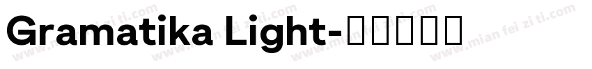 Gramatika Light字体转换